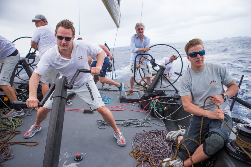 Jens Kellinghusen, ownerskipper on board Varuna, Ker 51 © Christophe Jouany  Les Voiles de Saint-Barth