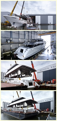 Heesen Alida Joing hull_Yachting Pleasure