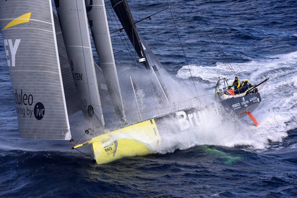 March 30, 2015. Team Brunel rounding Cape Horn.