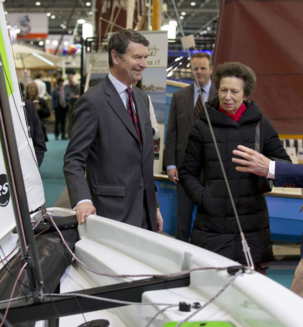 20170111 Copyright onEdition 2017Free for editorial use image, please credit: onEditionHRH Princess Anne and Vice Admiral Tim Laurence at the London Boat Show 2017, Excel, London.For more free for editorial use images: www.w-w-i.com/london_boat_show_2017/January 2017 sees the London Boat Show celebrate its January (6-15) 2017 once again hosts the Capital city's iconic London Boat Show offering boating enthusiasts a chance to discover and explore some of the most sought after products and upcoming trends for the year ahead. With over 300 exhibitors showcasing the best the marine world has to offer, anticipated debuts to the World and European stage, as well as exciting new attractions, the event is one not to be missed.For more images please visit: http://www.w-w-i.com/london_boat_show_2017/For Media enquiries: Sarah Audsley / 01784 223 627 / 07882 385 446This image is copyright the onEdition 2017©. This image has been supplied by onEdition and must be credited onEdition. The author is asserting his full Moral Rights in relation to the publication of this image. Rights for onward transmission of any image or file is not granted or implied. Changing or deleting Copyright information is illegal as specified in the Copyright, Design and Patents Act 1988. If you are in any way unsure of your right to publish this image please contact onEdition on 0845 900 2 900 or email: info@onEdition.com